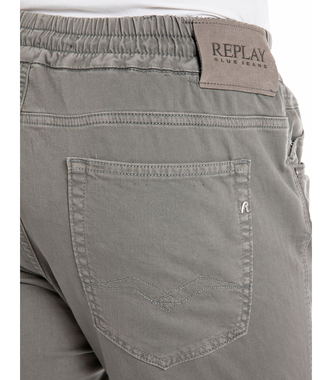 スリムテーパードLANNY X-Lite Plusストレッチデニム 詳細画像 ミディアムグレー 7